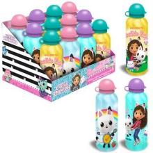 Garrafa infantil em alumínio 500 ml Gabby's Dollhouse
