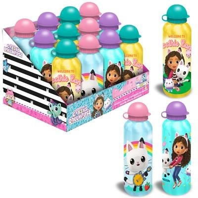 Garrafa infantil em alumínio 500 ml Gabby's Dollhouse