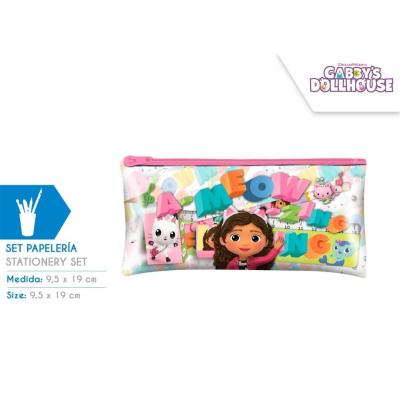 Gabby's Dollhouse conjunto de papelaria em estojo