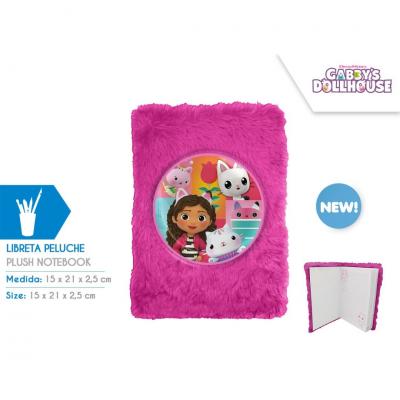 Caderno em peluche Gabby's Dollhouse