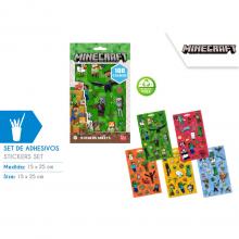 Conjunto de autocolantes Minecraft