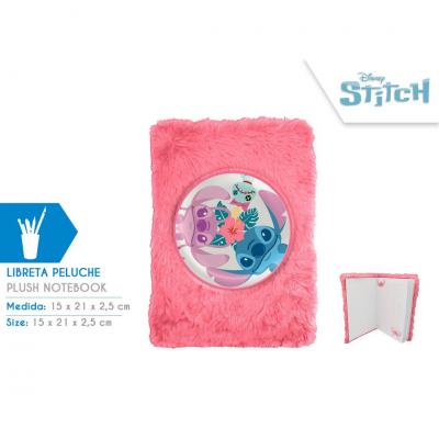 Caderno em peluche Stitch