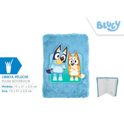 Caderno em peluche Bluey