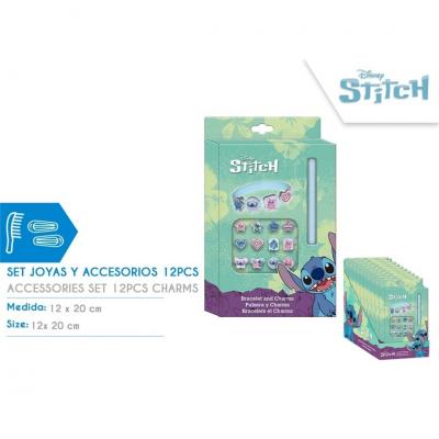 Conjunto de Bijutaria Stitch — Modelo 890564