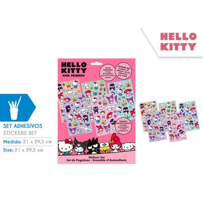 Conjunto autocolantes Hello Kitty Friends