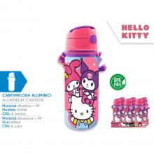 Garrafa infantil em alumínio 600 ml Hello Kitty