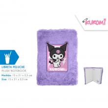 Caderno em peluche A5 Kuromi