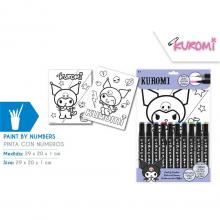 Livro para pintar por números Kuromi