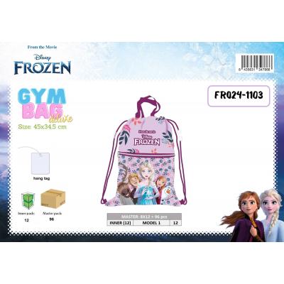 Saco de ginásio Deluxe 45 × 34,5 cm Frozen