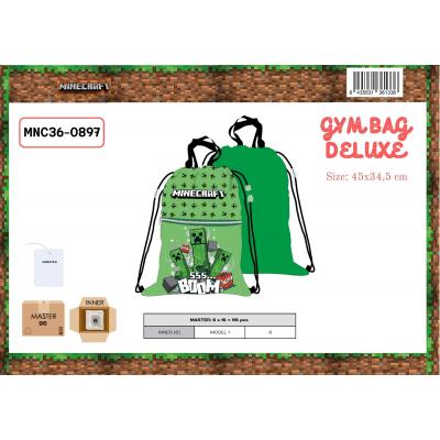 Saco de ginásio Deluxe Minecraft