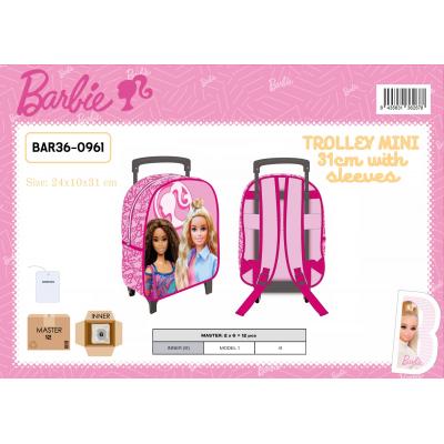 Mochila com trolley Barbie
