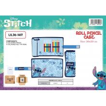 Estojo escolar com acessórios Stitch