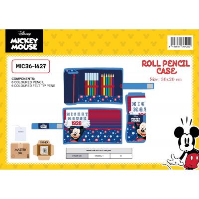Estojo escolar com acessórios Mickey