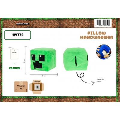 Almofada Aquecedor de Mãos Minecraft