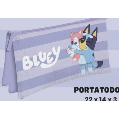 Estojo escolar triplo Bluey