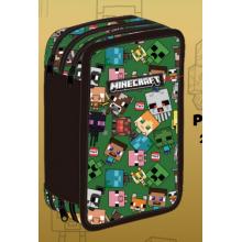 Estojo escolar com acessórios Minecraft