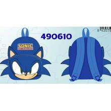 Mochila 3D de peluche Sonic