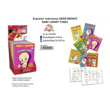 Livro para colorir com autocolantes Looney Tunes