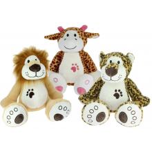 Peluche animais Jungla pernas 60 cm Leão, Tigre, Girafa