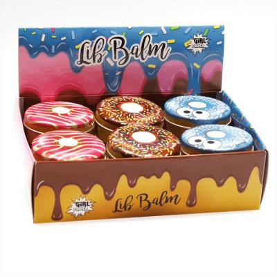 Expositor de Bálsamos Labiais em Forma de Donut — 12 Unidades
