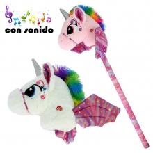 Peluche Unicórnio Alas Palp 75 cm com som