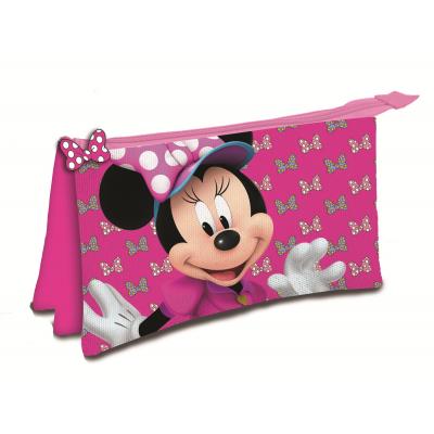 Estojo escolar triplo Minnie
