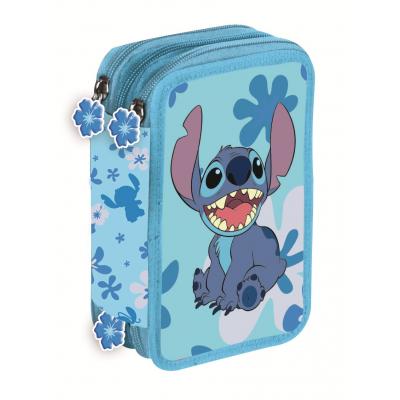 Estojo escolar com acessórios Stitch