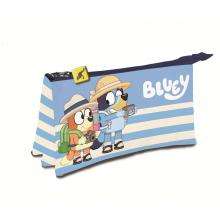 Estojo escolar triplo Bluey