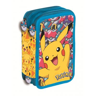 Estojo escolar com acessórios Pokémon