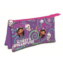 Estojo escolar triplo Gabby's Dollhouse