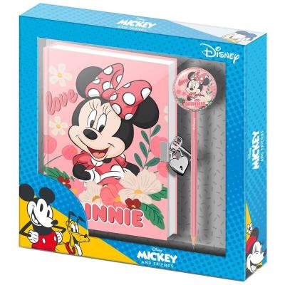 Diário Minnie chave com caneta F. g
