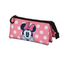 Estojo escolar triplo Minnie