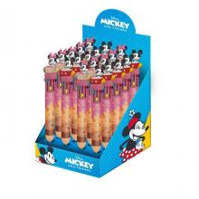Mickey-Minnie Expositor com 24 caneta 10 cores