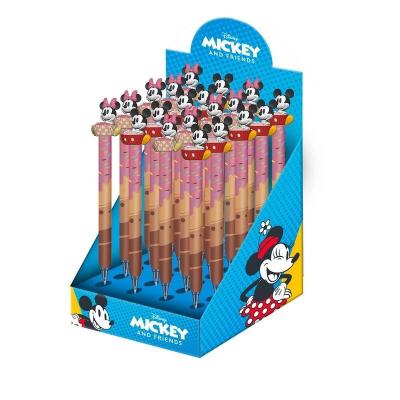 Mickey-Minnie Expositor com 24 caneta Gel apagável