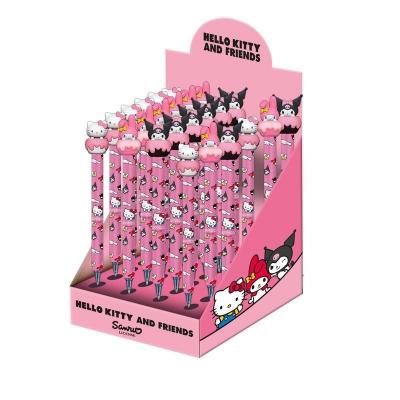 Hello Kitty Expositor com 24 caneta Gel apagável