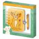 O Rei Leão caderno em peluche com caneta