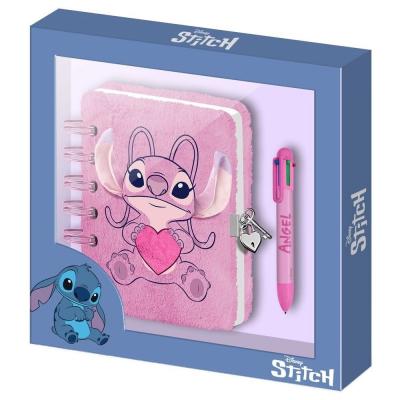 Angel caderno em peluche com caneta Heart