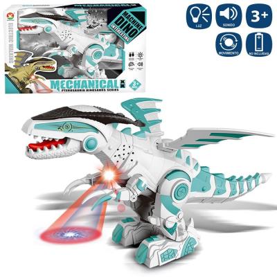 Dinossauro com luz, som e movimento — 2 modelos