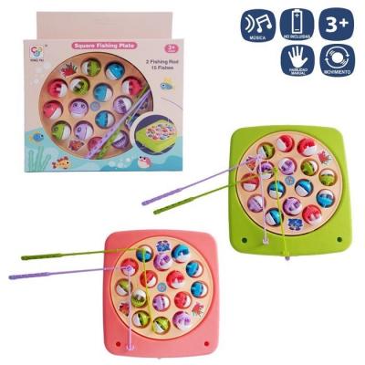 Conjunto de 15 Jogo de Pesca Eletrica 2 Modelos 19 × 19 Cm