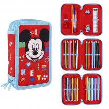 Estojo escolar com acessórios Mickey