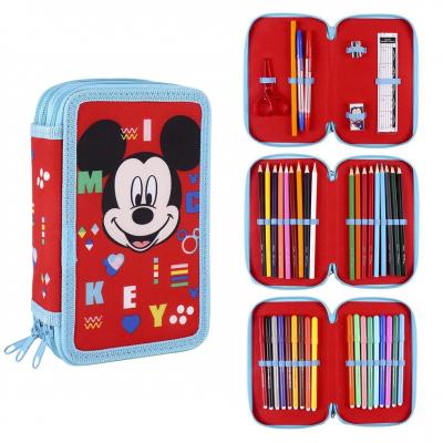 Estojo escolar com acessórios Mickey