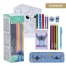 Conjunto de papelaria colorir Stitch
