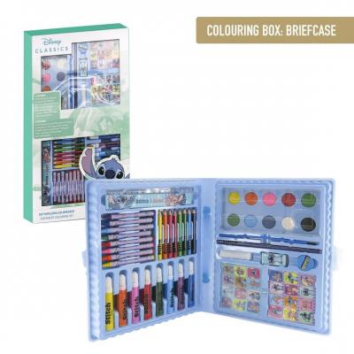 Conjunto para colorir caixa Stitch