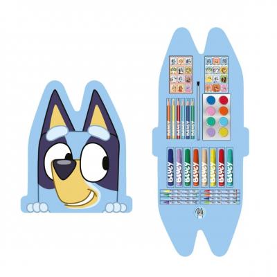 Conjunto para colorir caixa Bluey