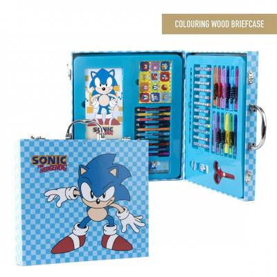 Conjunto para colorir Pasta de Notas Sonic