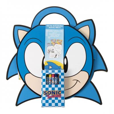 Álbum de atividades Colorido Sonic