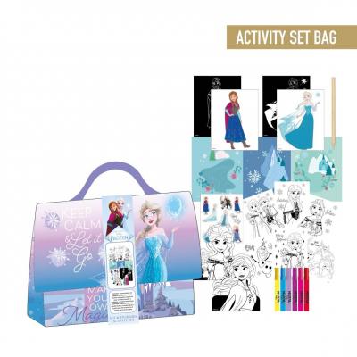 Conjunto para colorir Bolsa Frozen