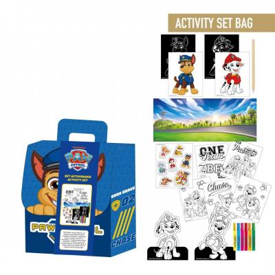 Conjunto para colorir Mochila Patrulha Pata
