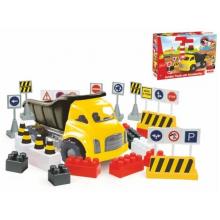 Conjunto. 40PCS Construção com Camião