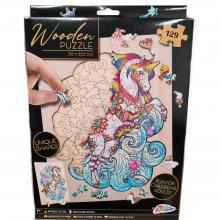 Puzzle Unique Shapes Unicórnio — 130 peças